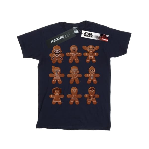 Star Wars T-shirt med pepparkakor till jul för herrar