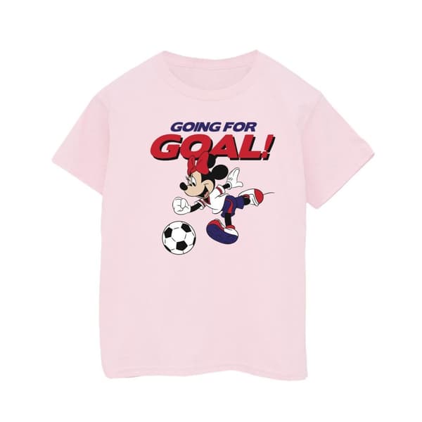 Disney Minnie Mouse Going For Goal T-shirt för pojkar Baby Pink 7-8 Years