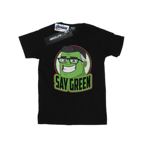 Marvel Herr Avengers Endgame Hulk Say Grön T-shirt