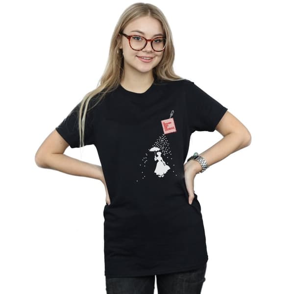 Disney Mary Poppins - en sked full av socker Boyfriend-t-shirt i bomull för damer/damer