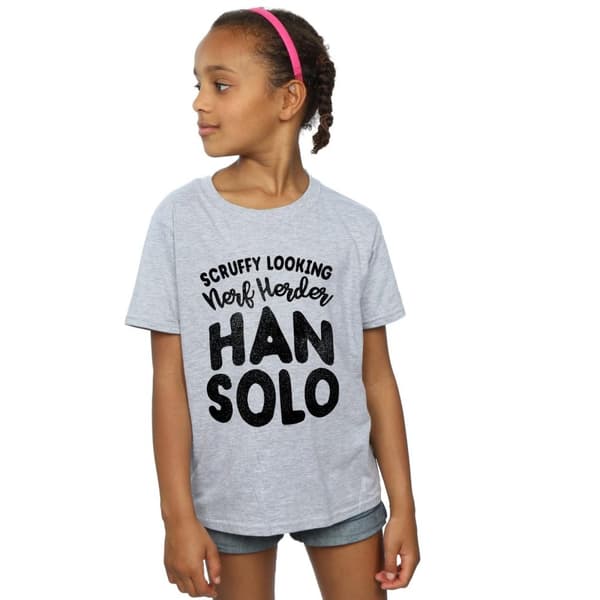 Star Wars Girls Han Solo Legends Tribute Cotton T-Shirt