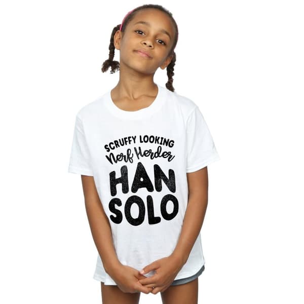 Star Wars Girls Han Solo Legends Tribute Cotton T-Shirt