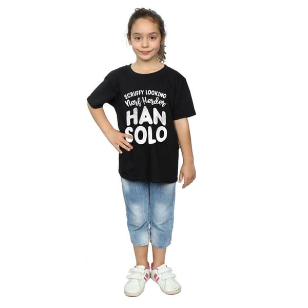 Star Wars Girls Han Solo Legends Tribute Cotton T-Shirt