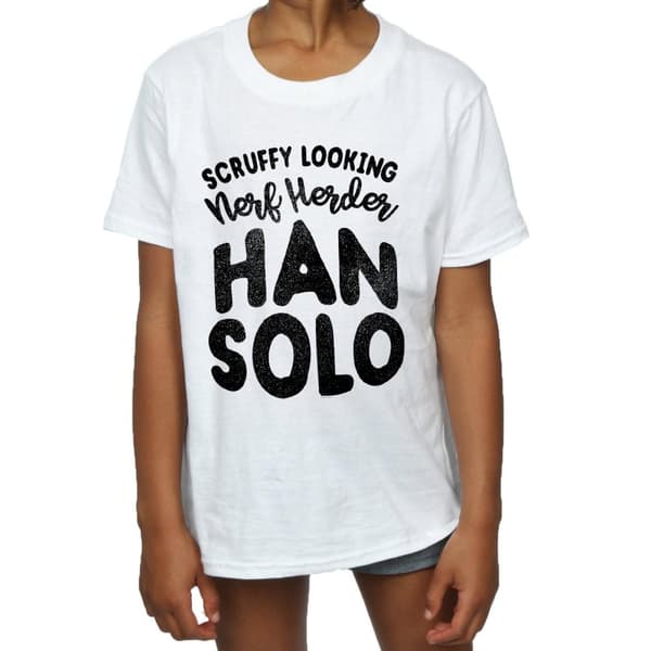 Star Wars Girls Han Solo Legends Tribute Cotton T-Shirt