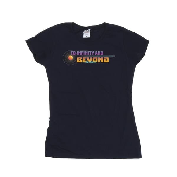 Disney Womens/Ladies Lightyear Infinity And Beyond Text Cotton T-Shirt