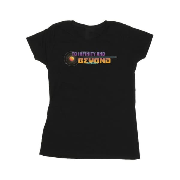 Disney Womens/Ladies Lightyear Infinity And Beyond Text Cotton T-Shirt