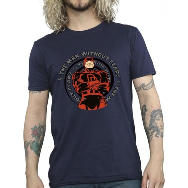 Marvel Mens Comics Daredevil Spiral T-Shirt