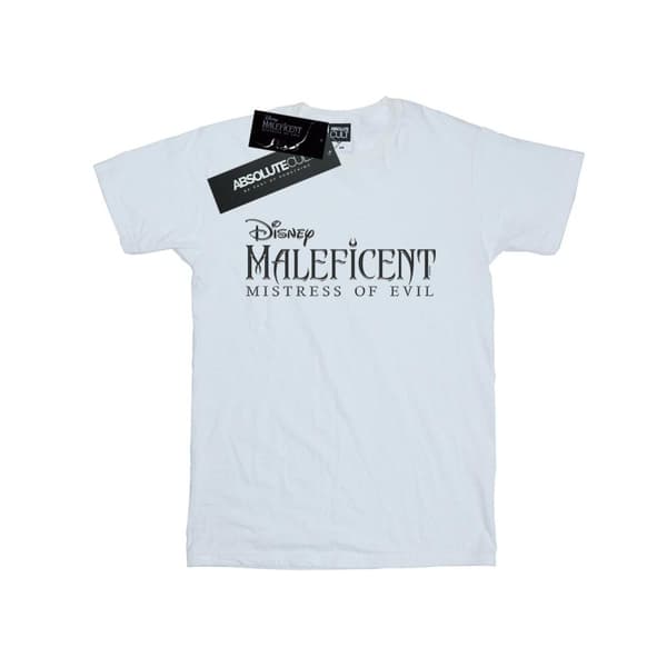 Disney Girls Maleficent Mistress Of Evil Logo Cotton T-Shirt