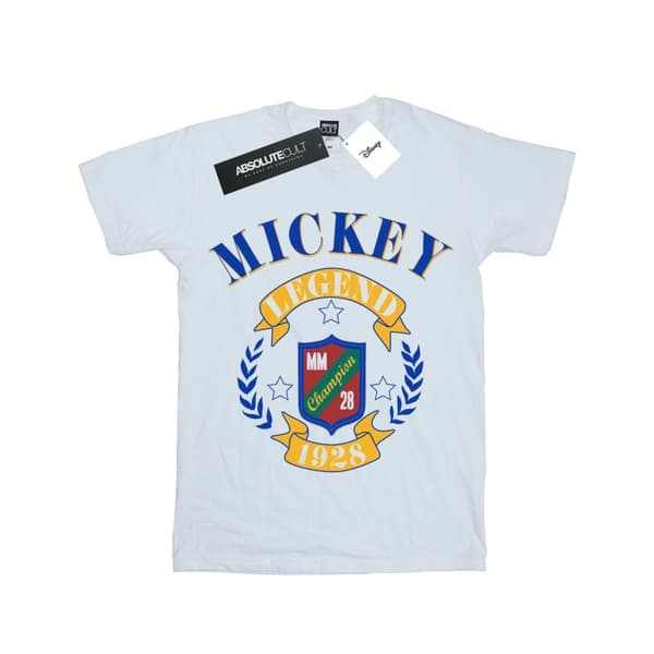 Disney Dam/Tjej Musse Pigg Legend Boyfriend T-shirt i bomull