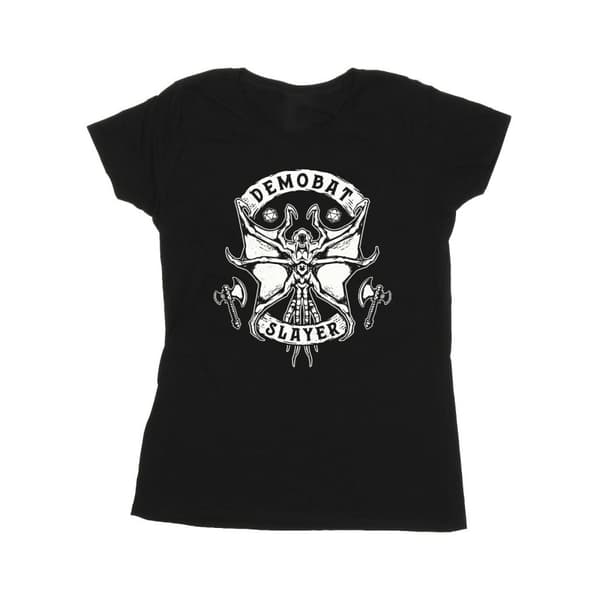Netflix Womens/Ladies Stranger Things Demobat Slayer Cotton T-Shirt