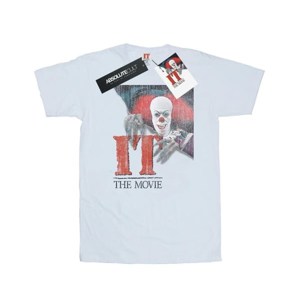 It (1990) Womens/Ladies Distressed Poster Cotton Boyfriend T-Shirt
