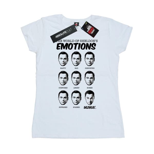 The Big Bang Theory Womens/Ladies Sheldon Emotions Cotton T-Shirt