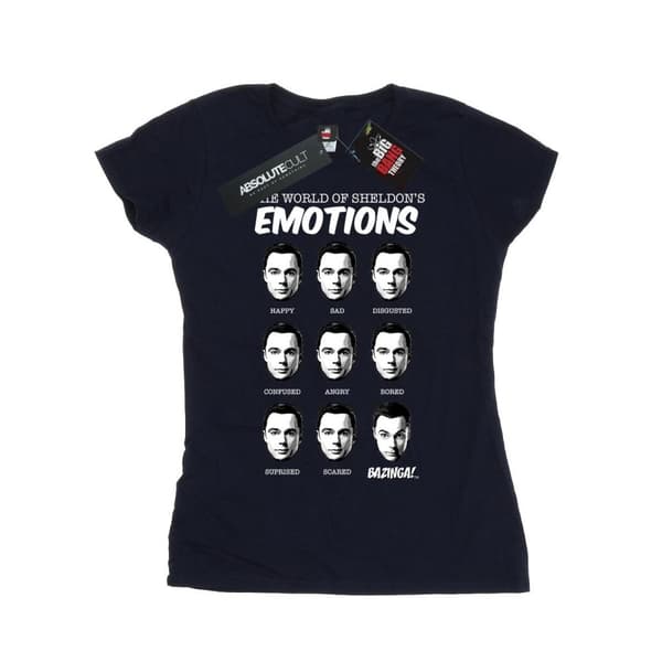 The Big Bang Theory Womens/Ladies Sheldon Emotions Cotton T-Shirt