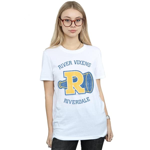 Riverdale Dam/Lady River Vixens Boyfriend T-shirt i bomull