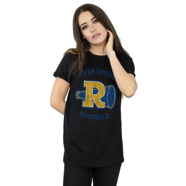 Riverdale Dam/Lady River Vixens Boyfriend T-shirt i bomull