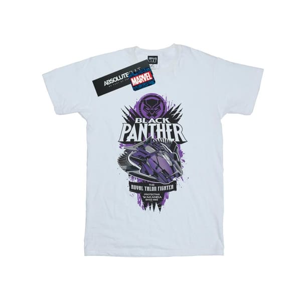 Marvel Mens Black Panther Talon Fighter Badge T-Shirt