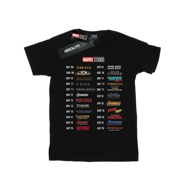 Marvel Studios Boys 10 Years Of Movies T-Shirt