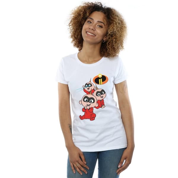 Disney Womens/Ladies The Incredibles Jak Jak Cotton T-Shirt