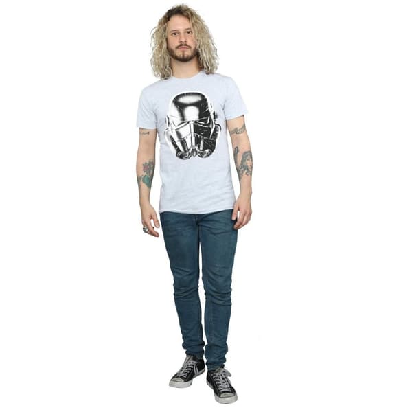 Star Wars Mens Stormtrooper Warp Speed hjälm T-shirt