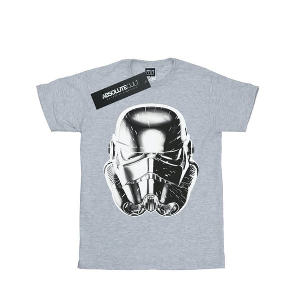 Star Wars Mens Stormtrooper Warp Speed hjälm T-shirt