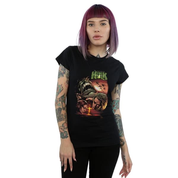 Marvel Womens/Ladies Incredible Hulk Dead Like Me Cotton T-Shirt