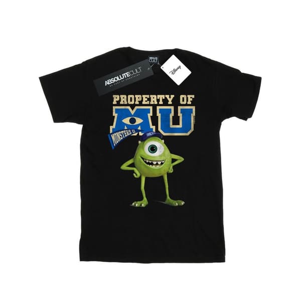 Disney Dam/Tjej Monsters University - MU:s egendom Mike - Boyfriend-t-shirt i bomull