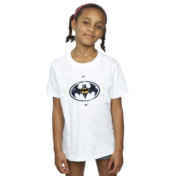 DC Comics The Flash Batman Metal Logo T-shirt i bomull för flickor