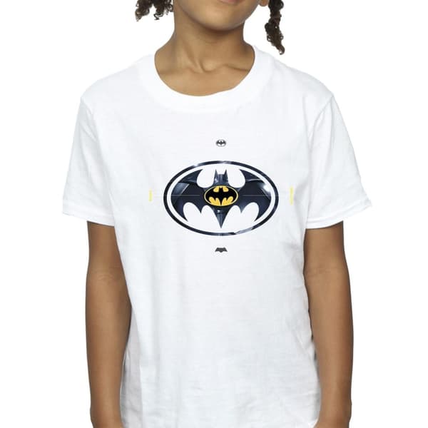 DC Comics The Flash Batman Metal Logo T-shirt i bomull för flickor