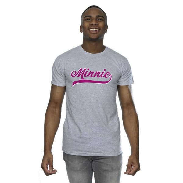 Disney T-shirt med Minnie Mouse-logotyp, herr