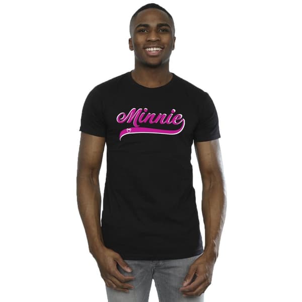 Disney T-shirt med Minnie Mouse-logotyp, herr