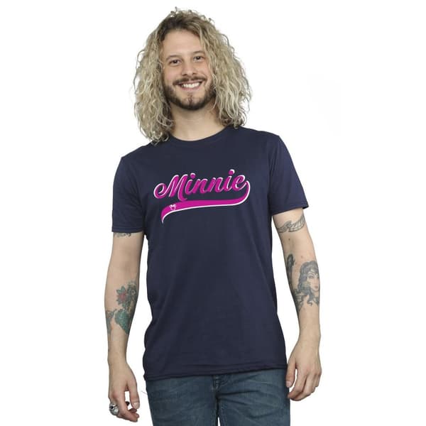 Disney T-shirt med Minnie Mouse-logotyp, herr