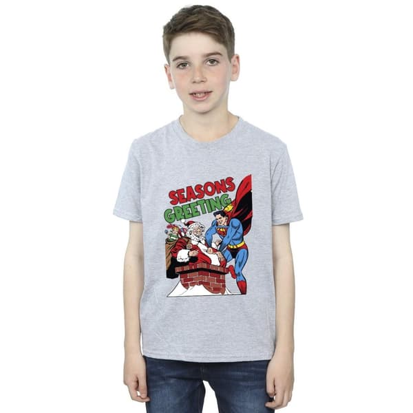 DC Comics Superman Santa Comic T-shirt för pojkar