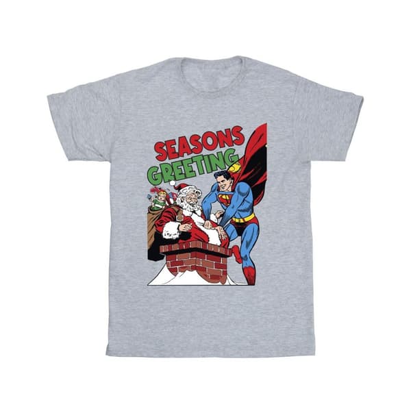 DC Comics Superman Santa Comic T-shirt för pojkar