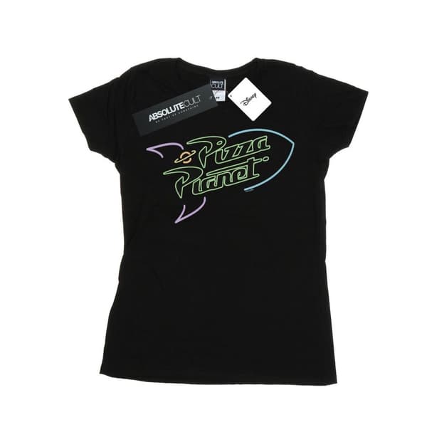 Disney Dam/Tjej Toy Story Neon Pizza Planet - T-shirt i bomull