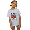 Miniatyrbild 2 av 3: Marvel T-shirt i bomull med seriefigurer för flickor