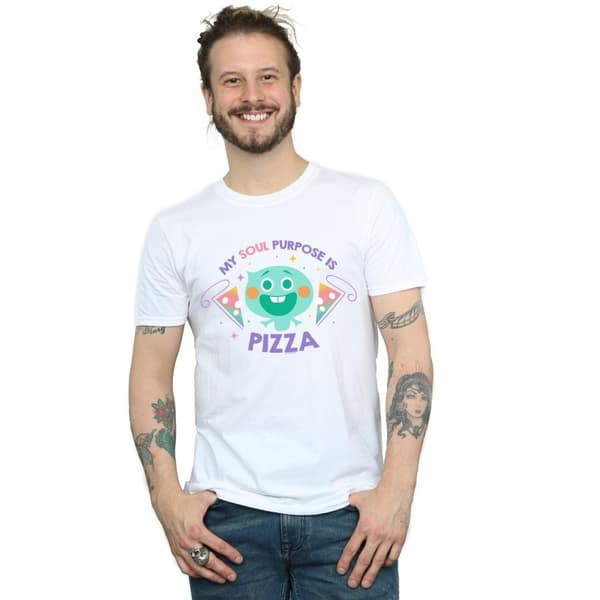 Disney Soul 22 Soul Purpose Is Pizza T-shirt för herrar