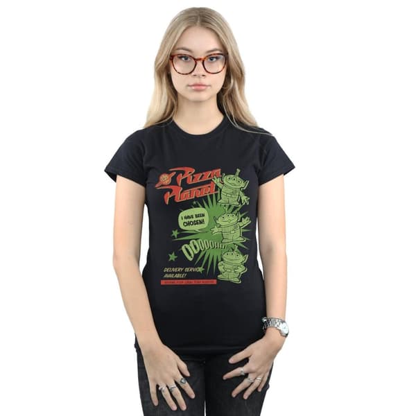Disney Dam/Tjej Toy Story 4 Pizza Planet Little Green Men - T-shirt i bomull