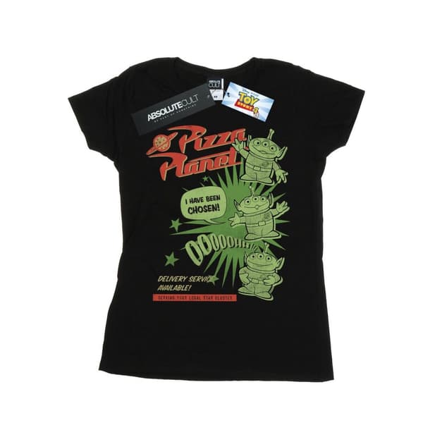 Disney Dam/Tjej Toy Story 4 Pizza Planet Little Green Men - T-shirt i bomull