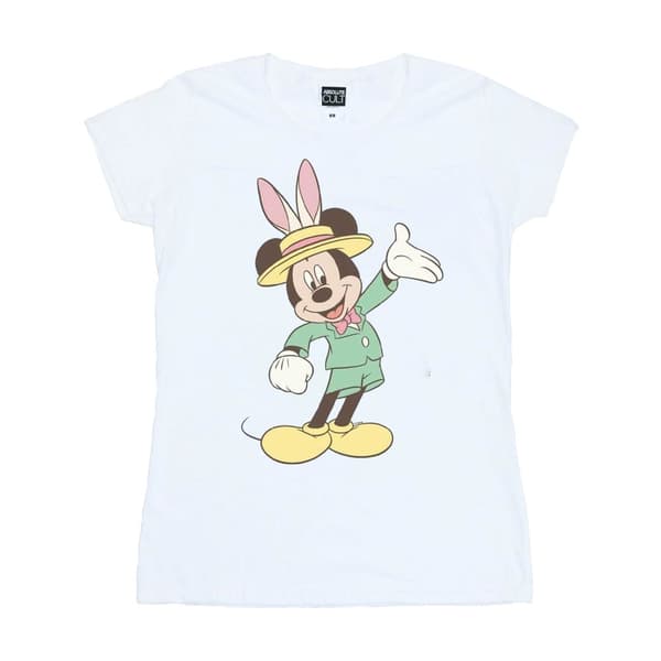 Disney Dam/Tjej Musse Pigg Påskhare Bomulls-T-shirt