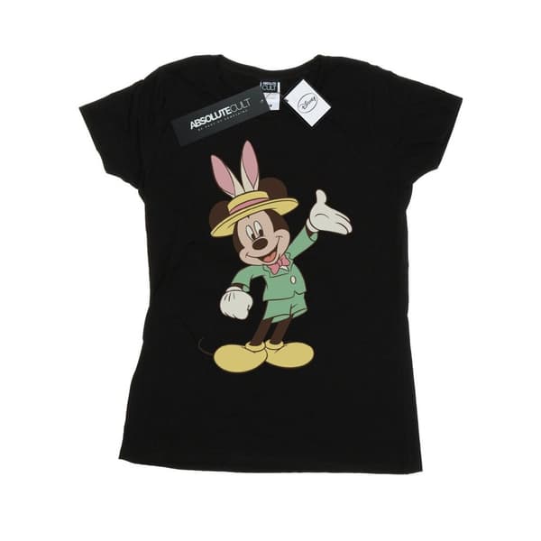 Disney Dam/Tjej Musse Pigg Påskhare Bomulls-T-shirt