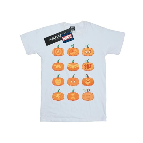 Marvel Womens/Ladies Avengers Halloween Pumpkin Cotton Boyfriend T-Shirt