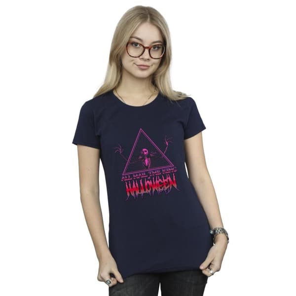Disney Dam/Tjej The Nightmare Before Christmas Halloween King T-shirt i bomull