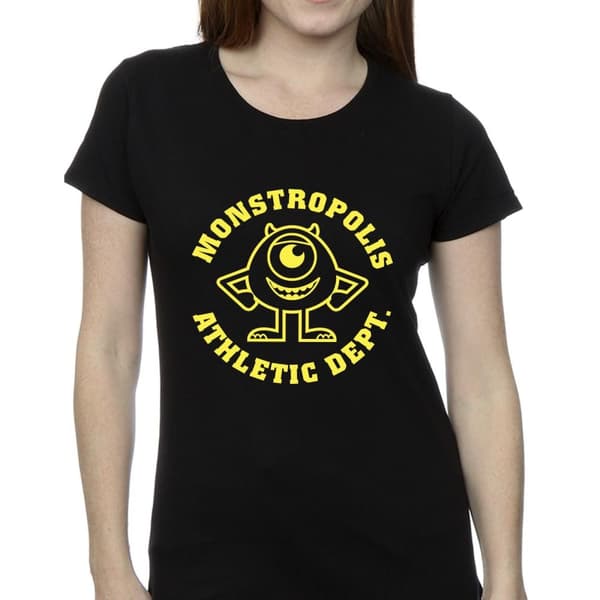 Disney Womens/Ladies Monsters University Monstropolis Cotton T-Shirt