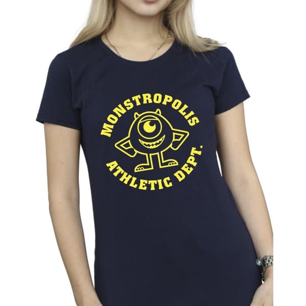 Disney Womens/Ladies Monsters University Monstropolis Cotton T-Shirt
