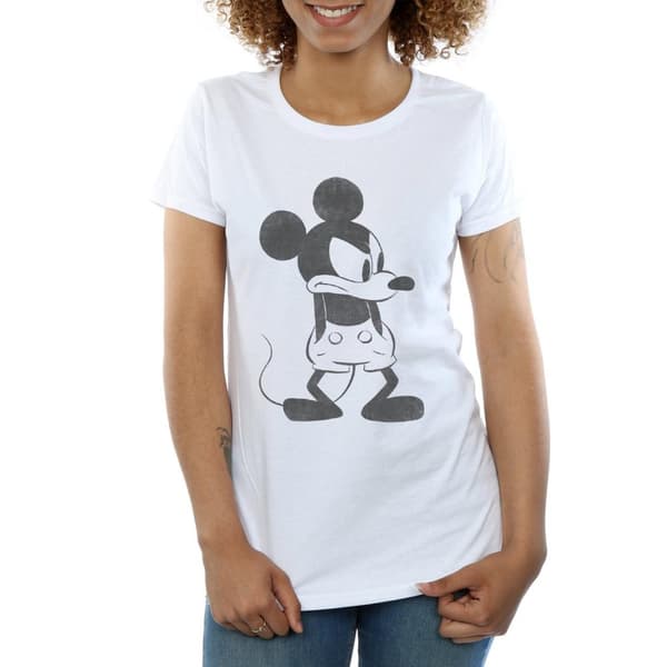 Disney Dam/Tjej - Musse Pigg - Angry - T-shirt i bomull