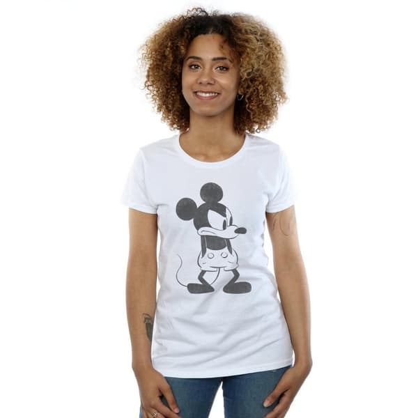 Disney Dam/Tjej - Musse Pigg - Angry - T-shirt i bomull