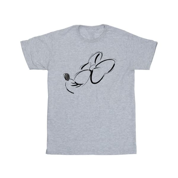 Disney Minnie Mouse Nose Up T-shirt i bomull för flickor