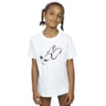Miniatyrbild 3 av 4: Disney Minnie Mouse Nose Up T-shirt i bomull för flickor