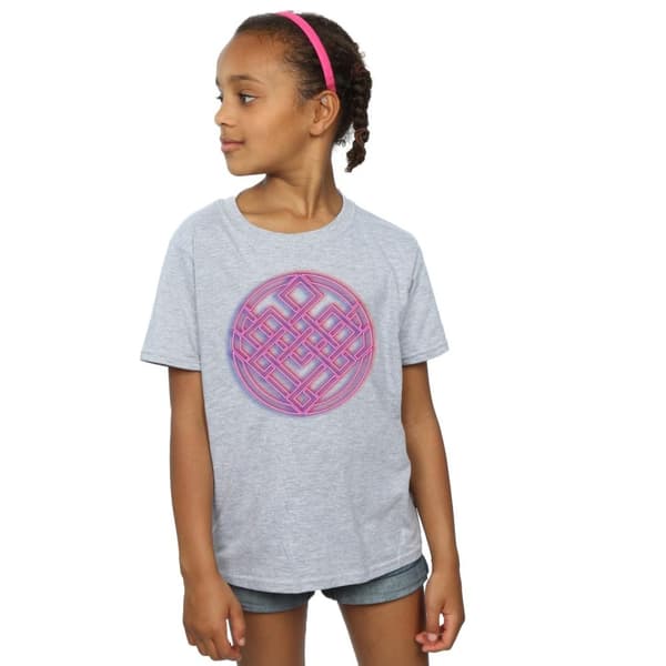 Marvel Girls Shang-Chi And The Legend Of The Ten Rings Neon Icon Cotton T-Shirt