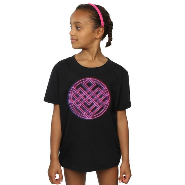 Marvel Girls Shang-Chi And The Legend Of The Ten Rings Neon Icon Cotton T-Shirt